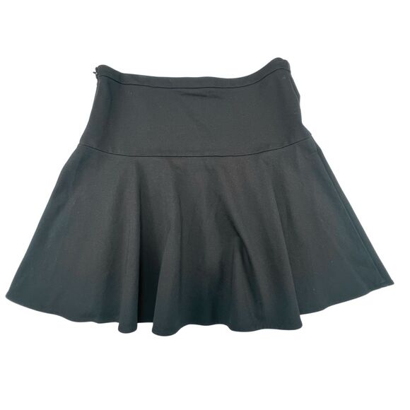 Merona Skirt 10 Black Flared Mini Skater Style A Line Party Classic Flirty Skirt - Picture 7 of 10